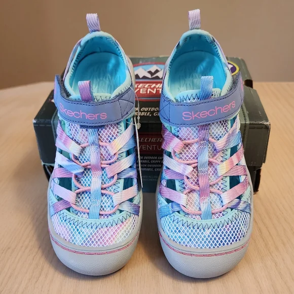 Skechers Kids Sandals size 13 - Blue and Pink - Picture 4 of 6